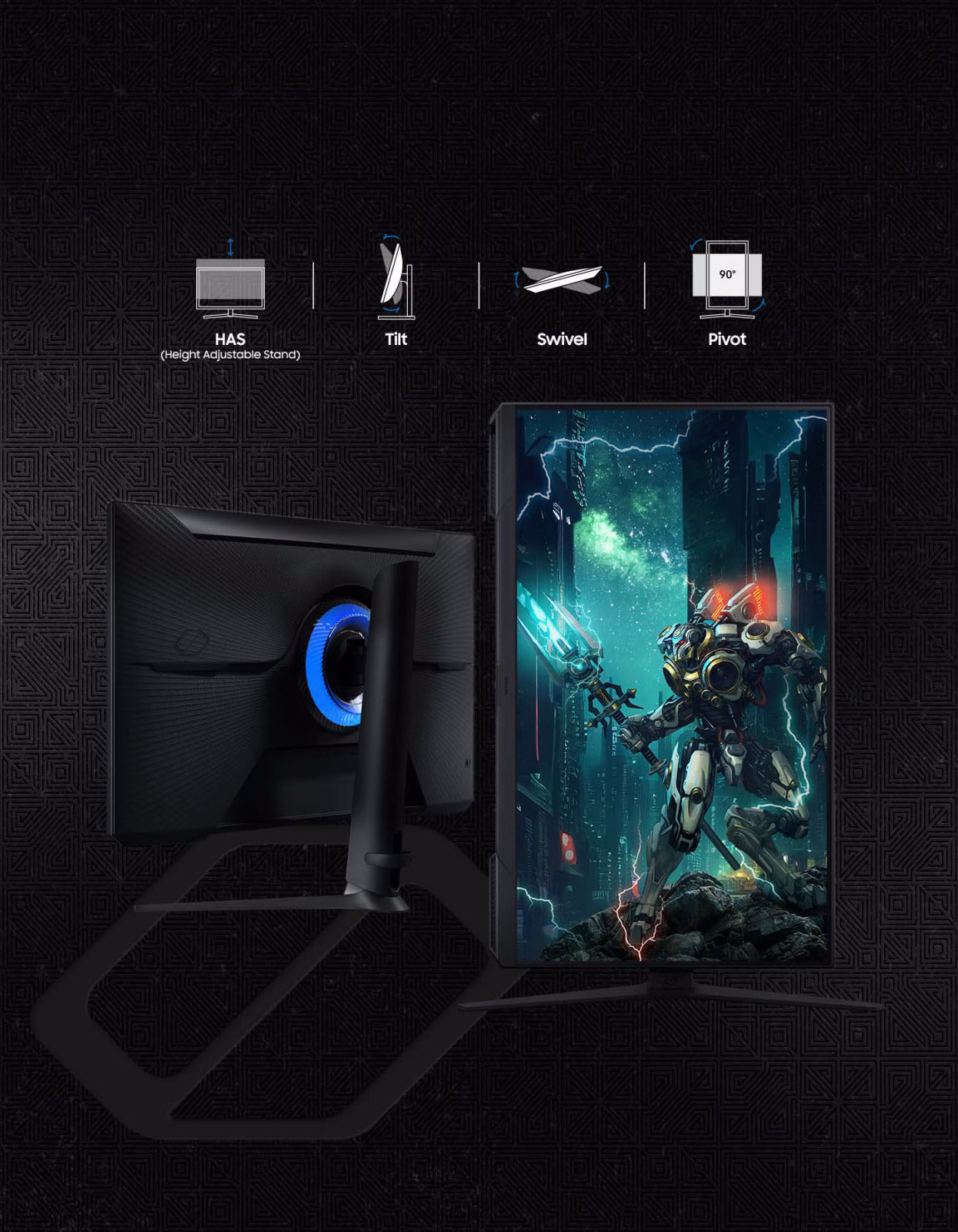 27" Samsung Odyssey G3 G30D 1080p 180Hz 1ms VRR Gaming Monitor