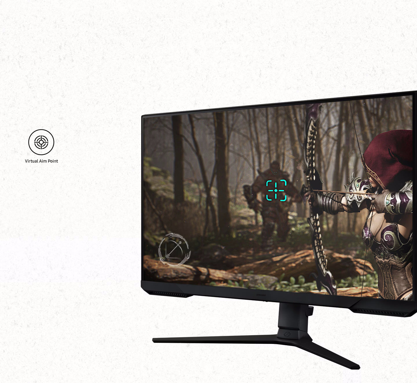 24" Samsung Odyssey G3 G30D 1080p 180Hz 1ms VRR Gaming Monitor