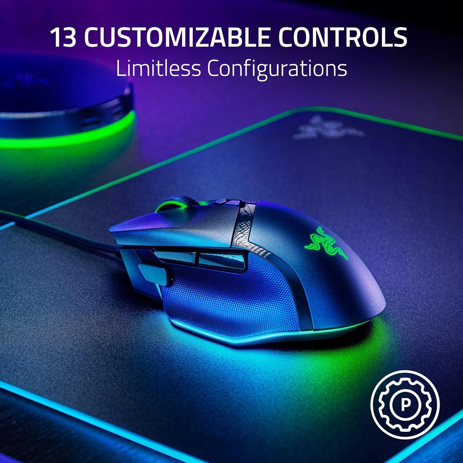 Razer Basilisk V3 35K Ergonomic Wired Gaming Mouse