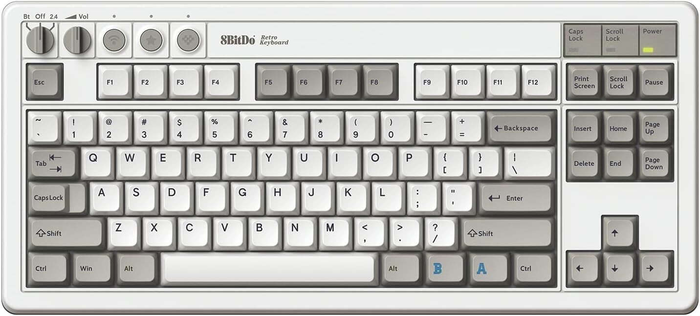 8Bitdo Retro Mechanical Keyboard - M Edition (PC)