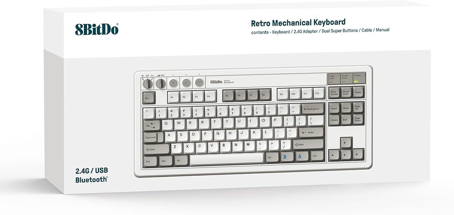 8Bitdo Retro Mechanical Keyboard - M Edition (PC)