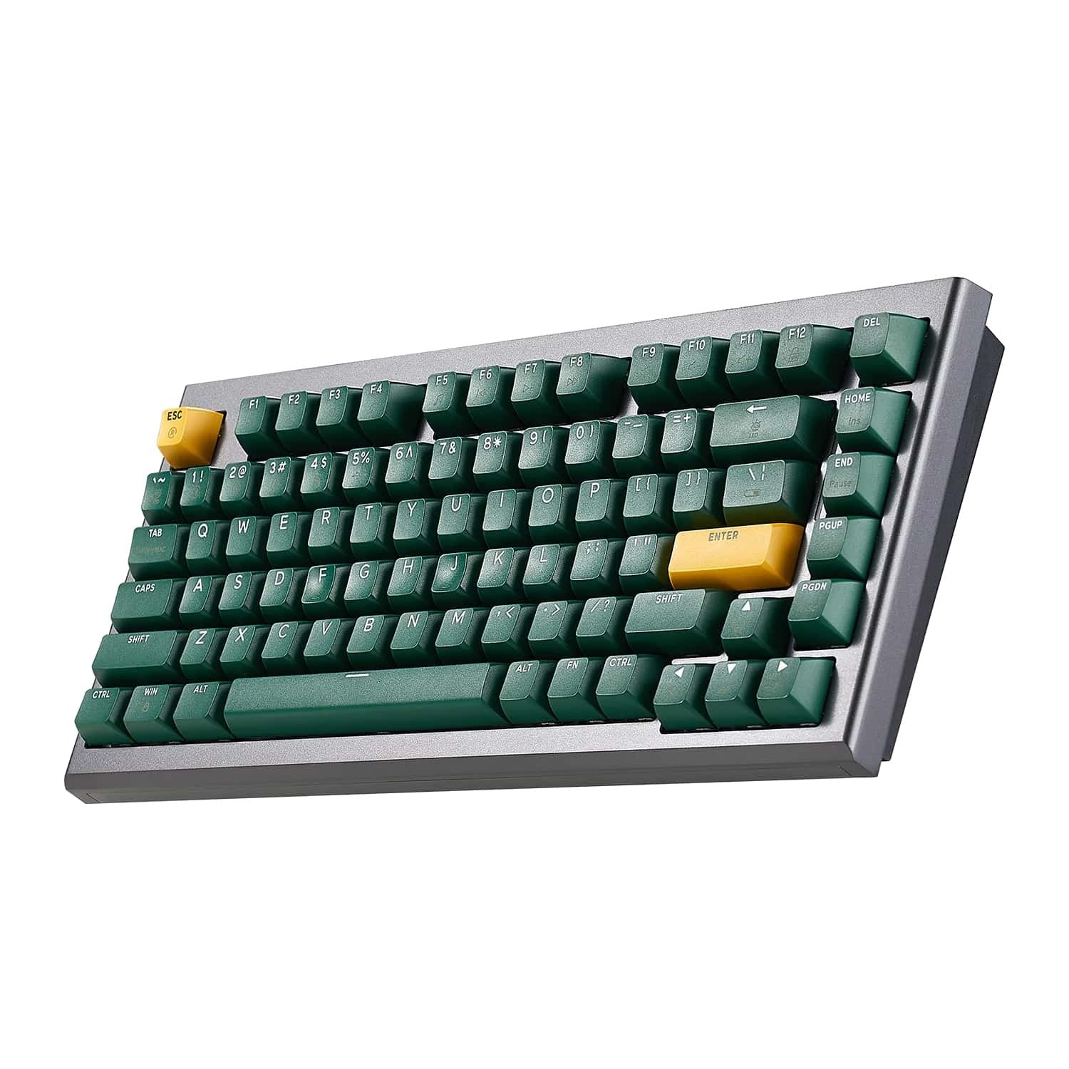 Hexgears Synergy Z2 75% RGB TKL Wireless Mechanical Thock Keyboard - Dark Green