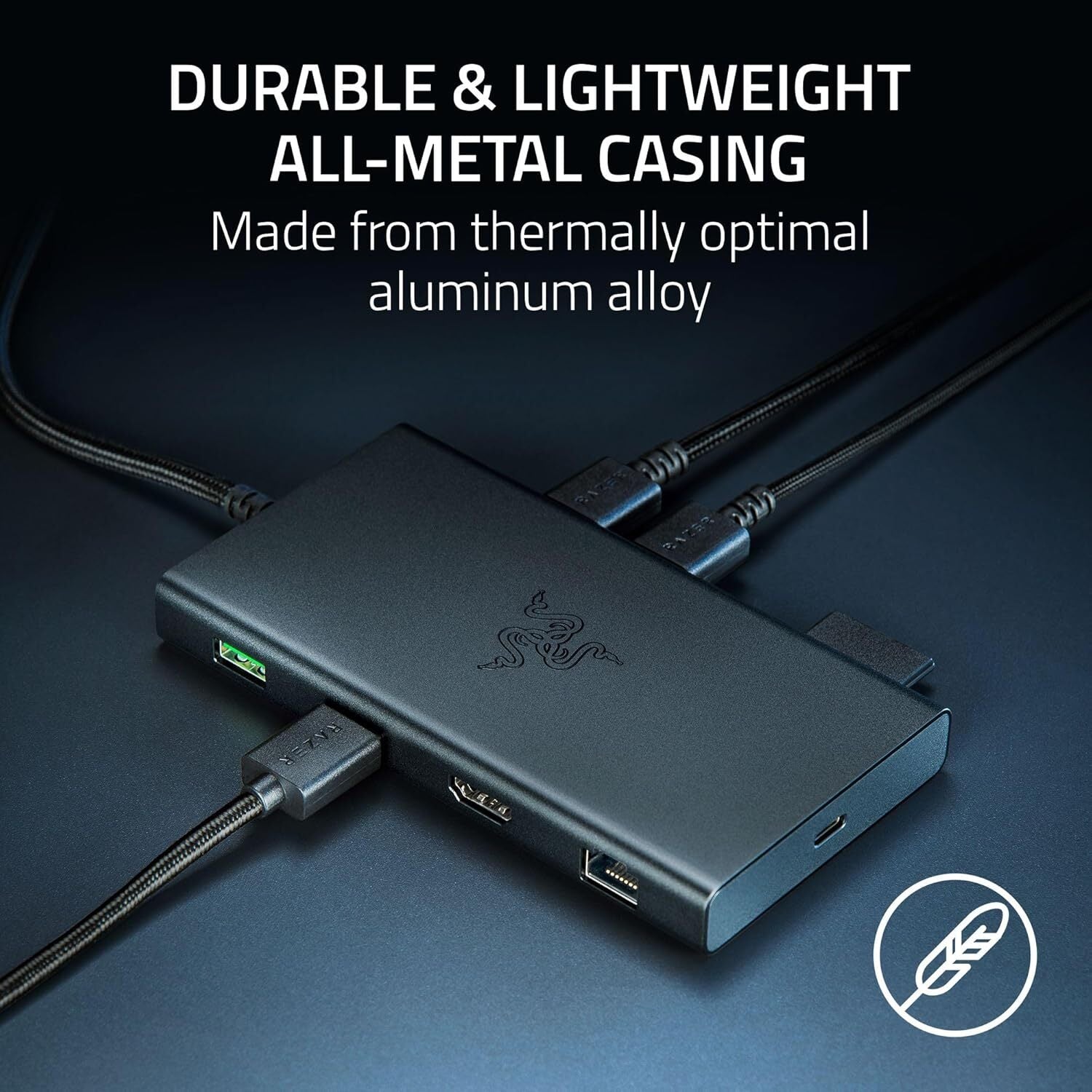 Razer 11-Port USB-C Dock compatible with Windows and Mac - Black