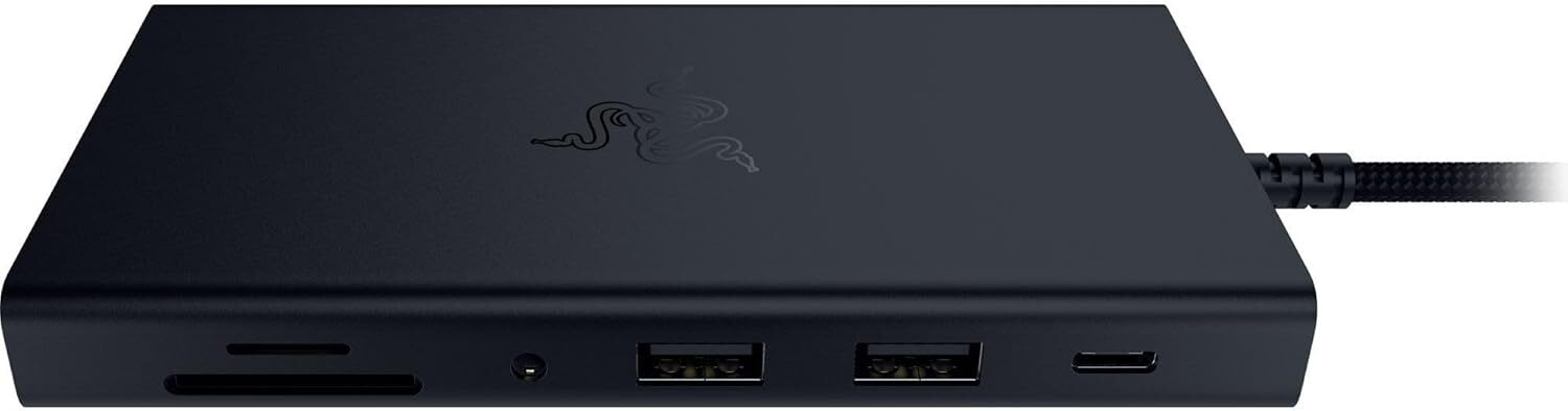 Razer 11-Port USB-C Dock compatible with Windows and Mac - Black