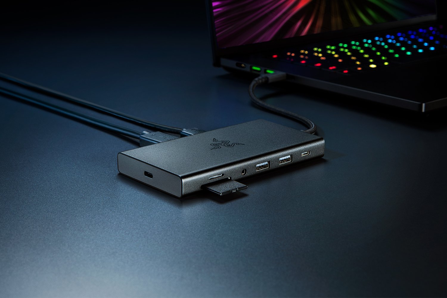 Razer 11-Port USB-C Dock compatible with Windows and Mac - Black
