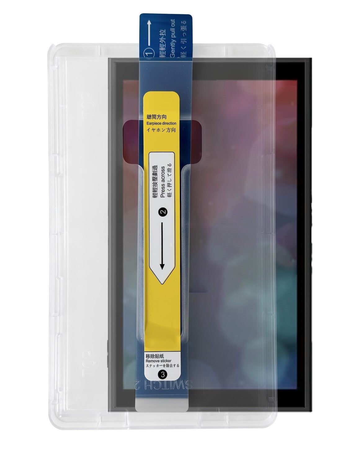 Playmax Tempered Glass Screen Protector with applicator for Nintendo Switch 2