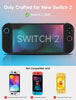 JSAUX Anti-Glare Screen Protector for Switch 2 (2 PACK)