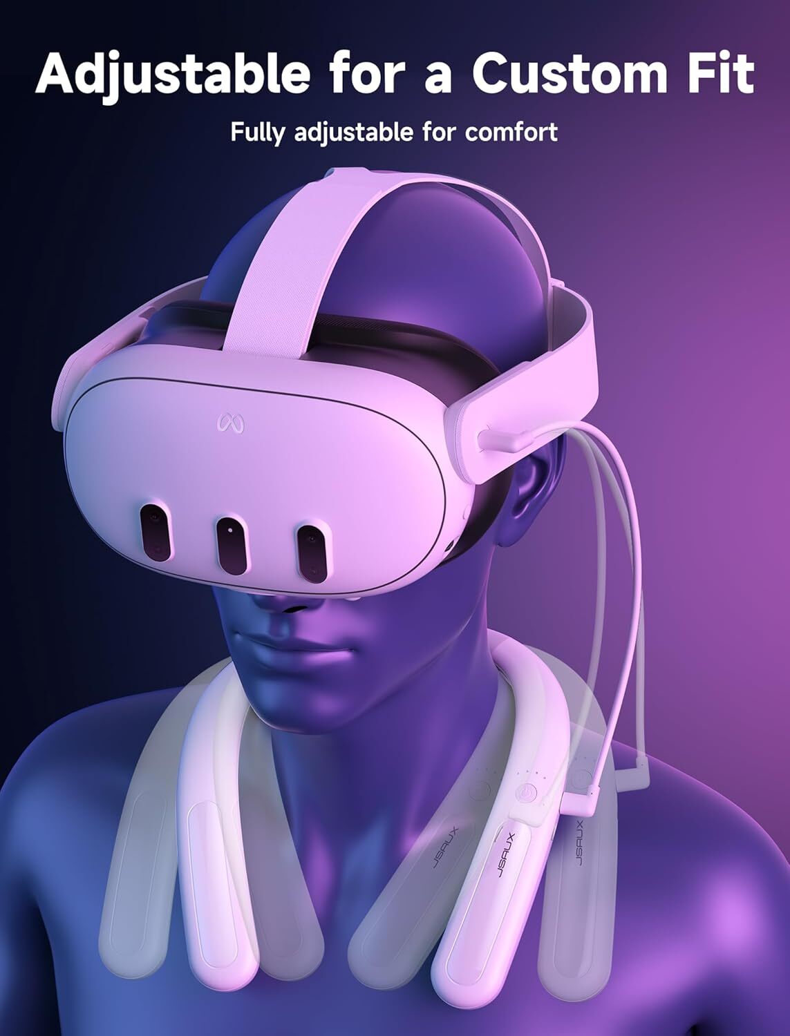 JSAUX VR Neck Power Bank - White