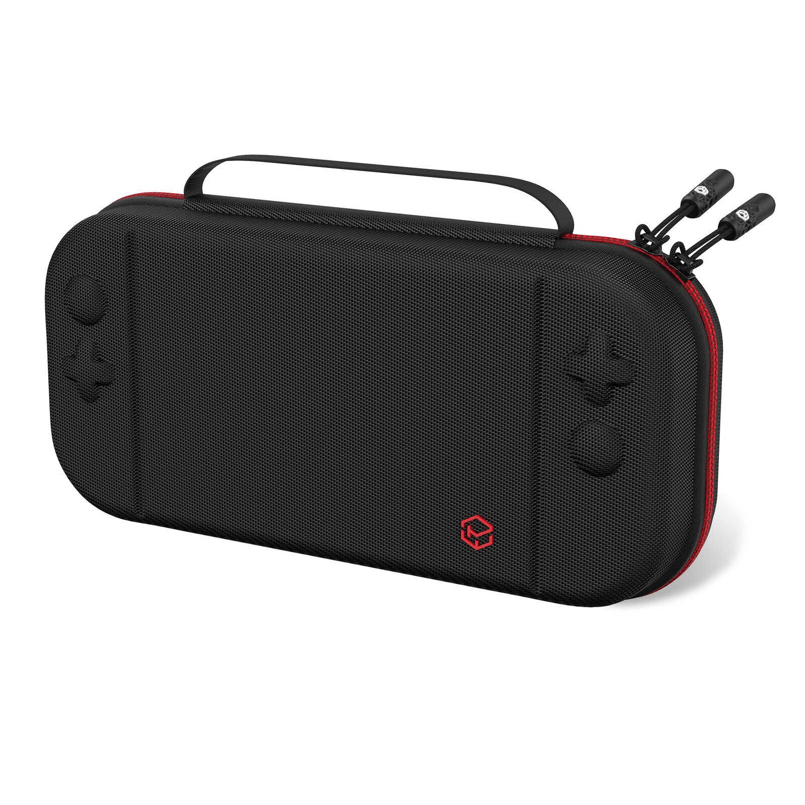 Powerwave Premium Carry Case Black Crimson for Nintendo Switch 2