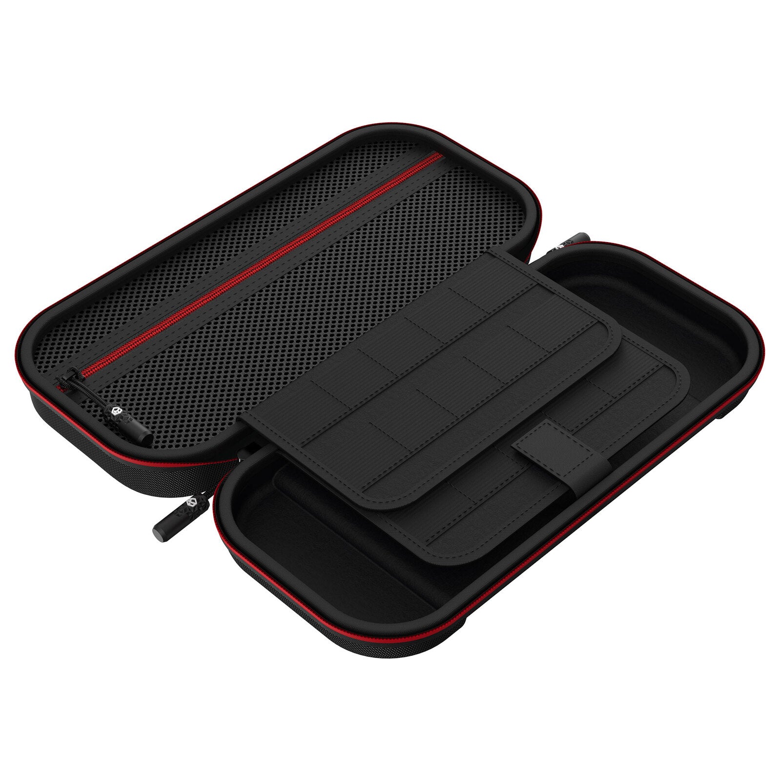 Powerwave Premium Carry Case Black Crimson for Nintendo Switch 2