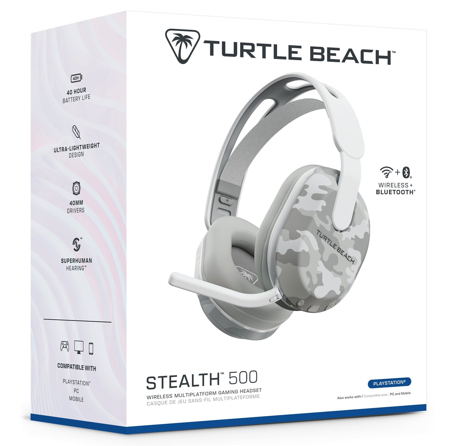 Turtle Beach Stealth 500P Gen 3 Wireless Gaming Headset (Arctic Camo) (PC, PS5, PS4)