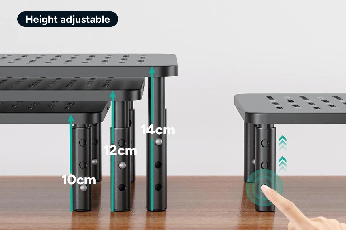 Kogan Height Adjustable Ergonomic Laptop and Monitor Stand