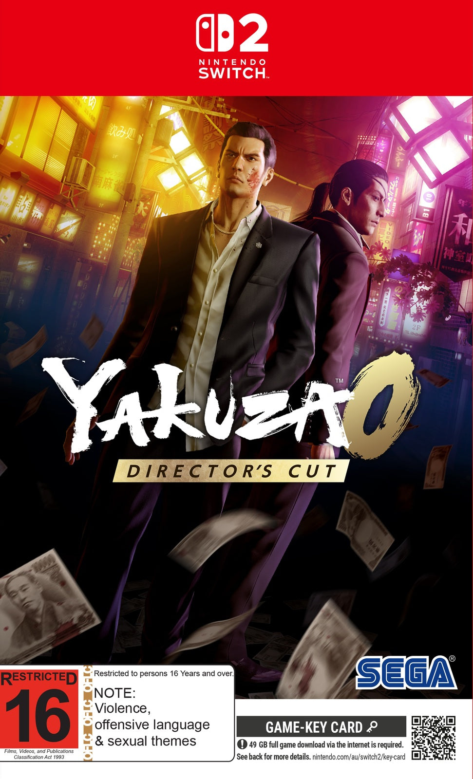 Yakuza 0 Director's Cut (GKC) (Switch 2)