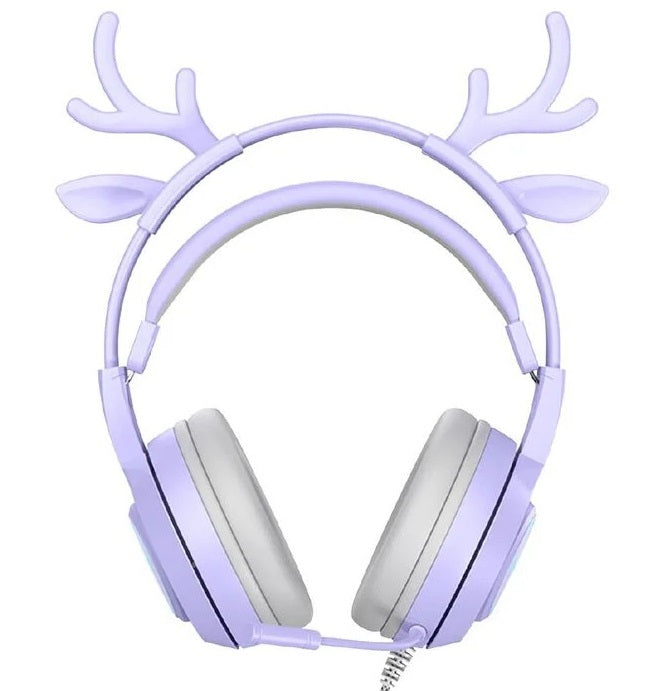 PowerPlay Cat RGB Gaming Headset (Purple) (Switch, PC, PS5, PS4, Xbox Series X, Xbox One)