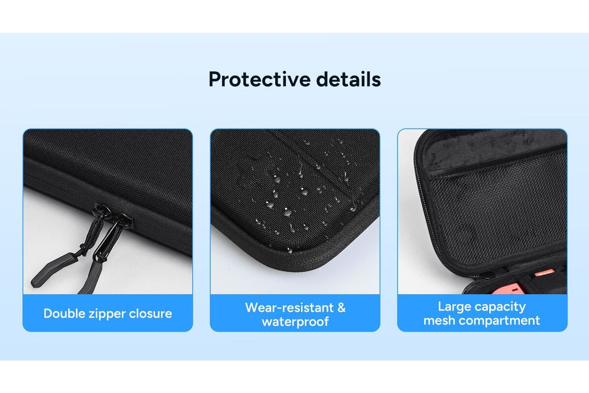 Waterproof Carry Case for Nintendo Switch 2 with 10 Game Card Slots