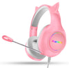 Playmax RGB Cat Ear Headset (Pink) (Switch, PC, PS5, PS4, Xbox Series X, Xbox One)
