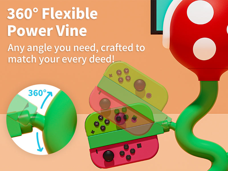 Powkong Piranha Plant Dock for Switch