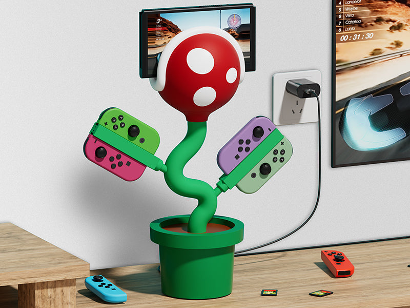 Powkong Piranha Plant Dock for Switch
