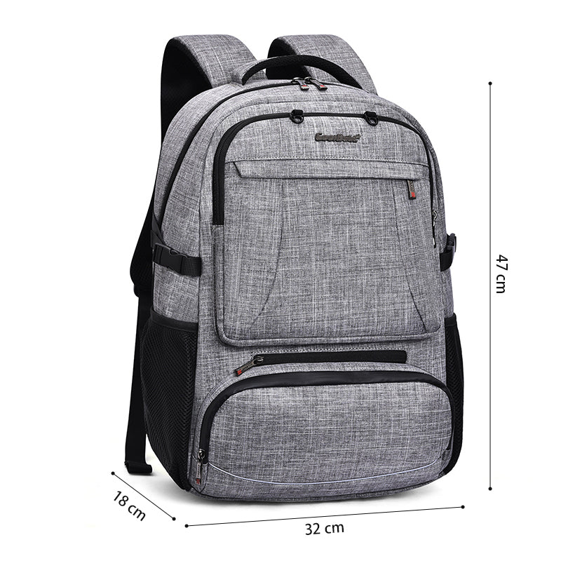 17 Inch Laptop Backpack with Insulated Compartment/USB Port - Water-resistant Hiking Backpack by Ningbo Fantasy Supply