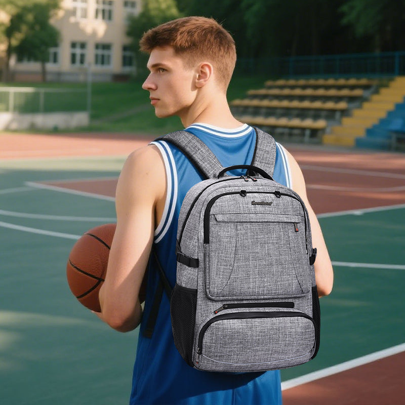 17 Inch Laptop Backpack with Insulated Compartment/USB Port - Water-resistant Hiking Backpack by Ningbo Fantasy Supply