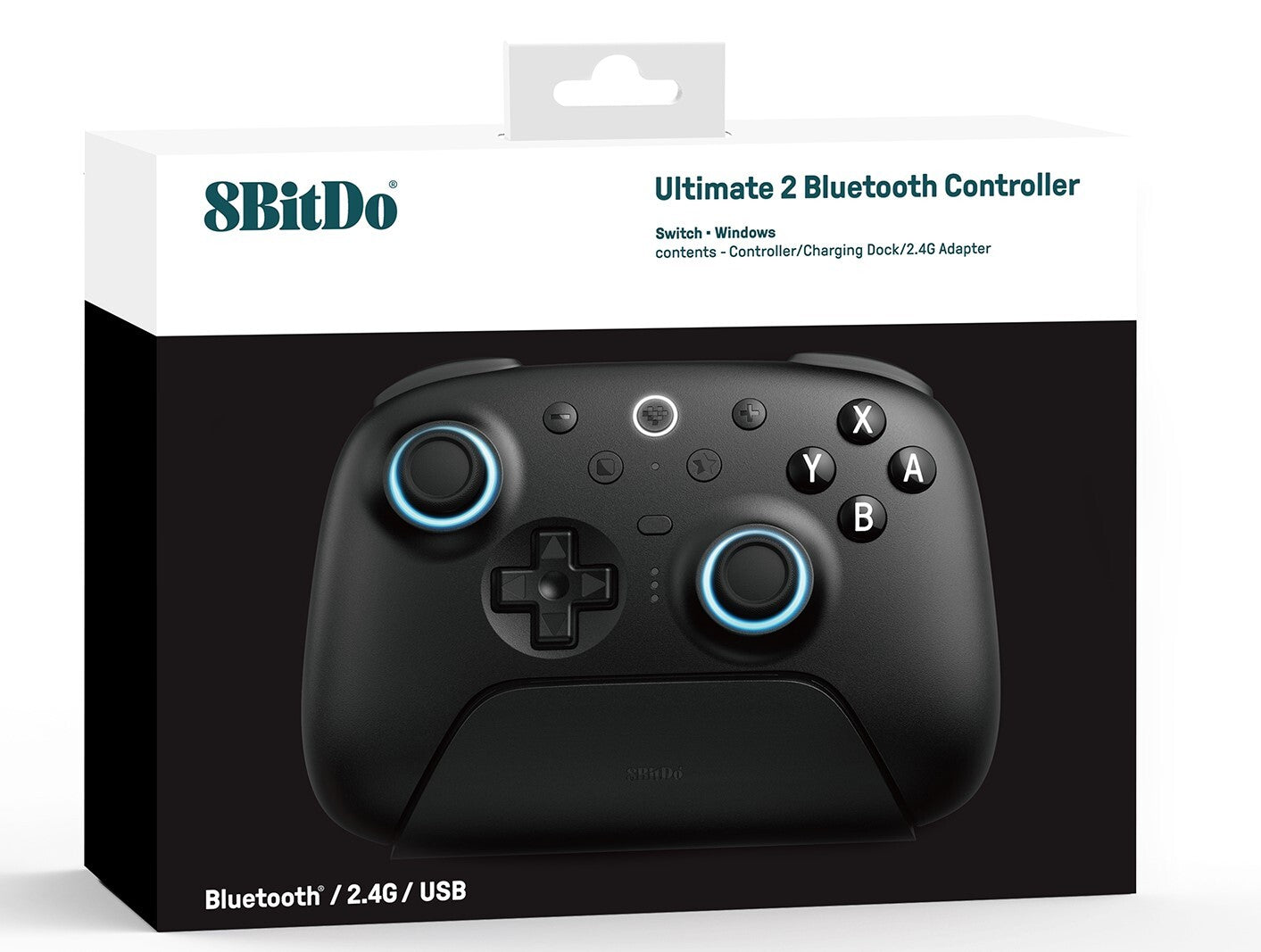 8bitDo Ultimate 2 Bluetooth Controller (Black) (Switch, PC)