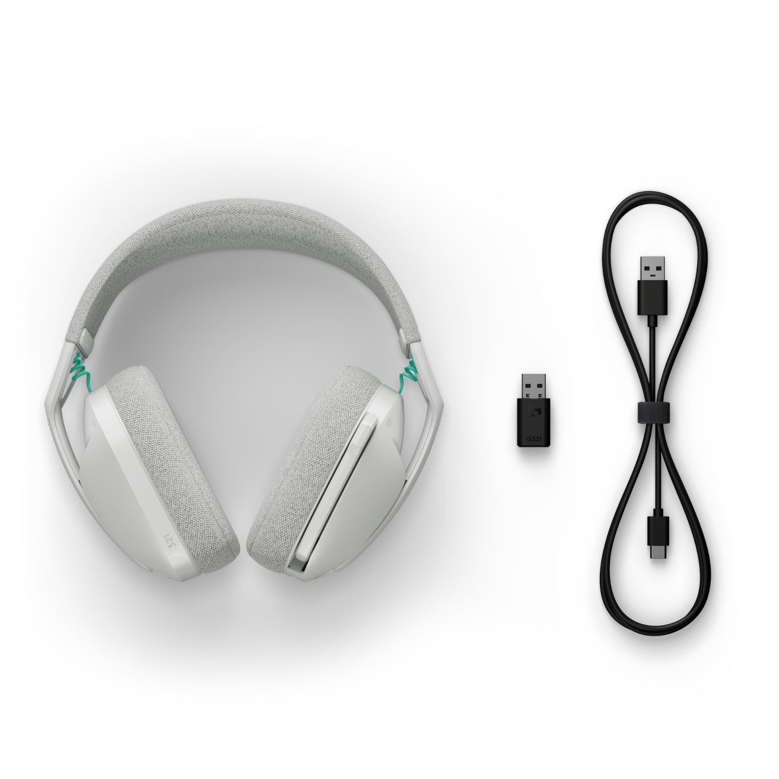 Logitech G321 LIGHTSPEED Wireless Gaming Headset (White) (PC)