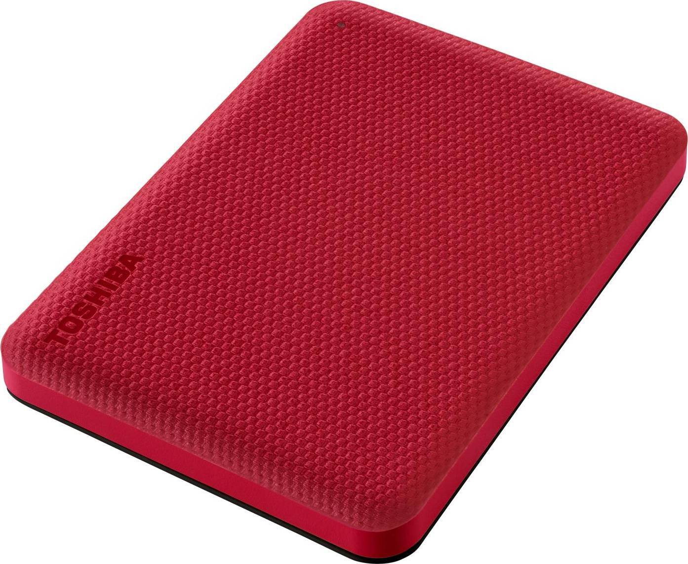 Toshiba Canvio Advance V10 USB 3.0 Portable External Hard Drive 1TB (Red)