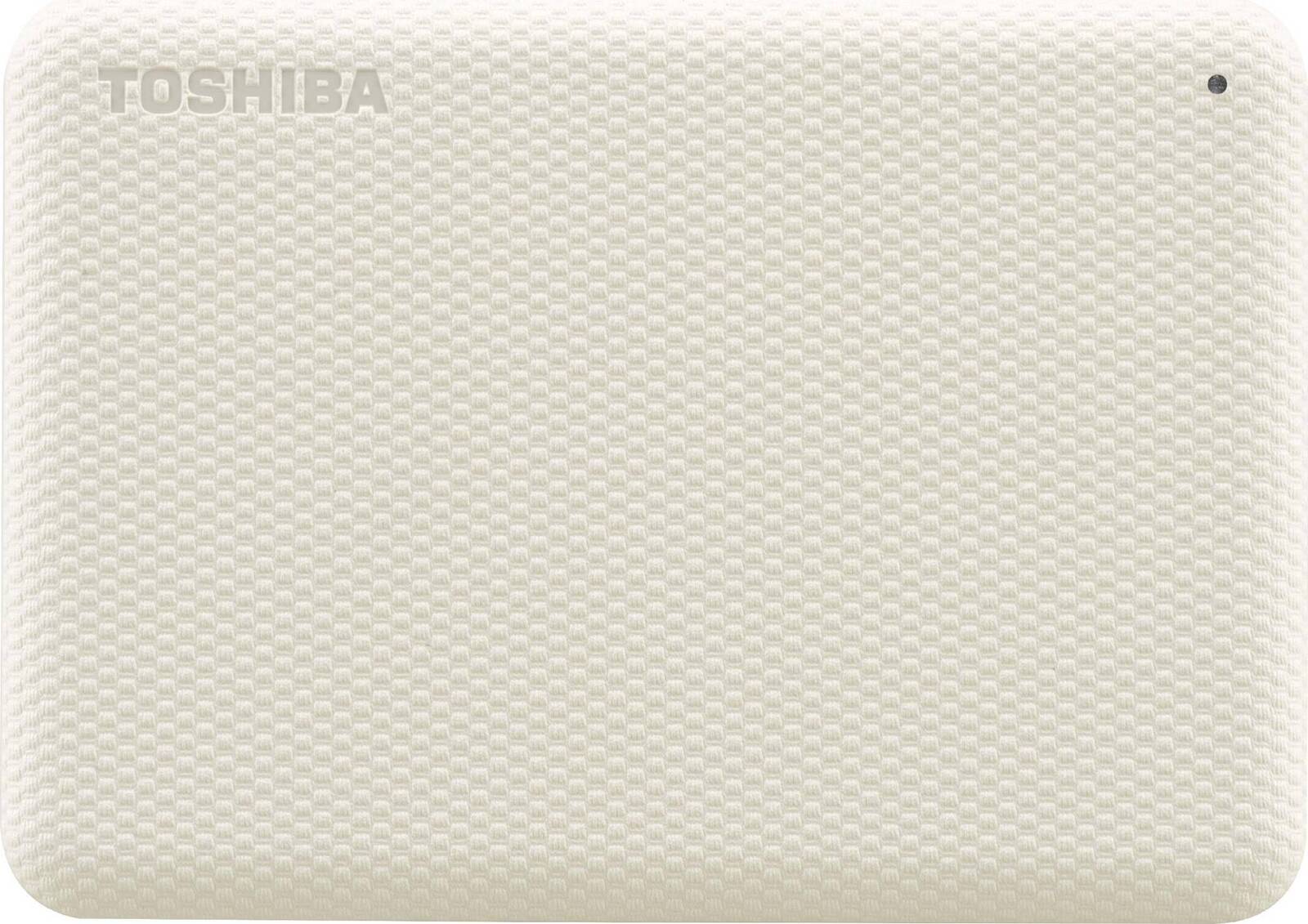 Toshiba Canvio Advance V10 USB 3.0 Portable External Hard Drive 1TB (White)
