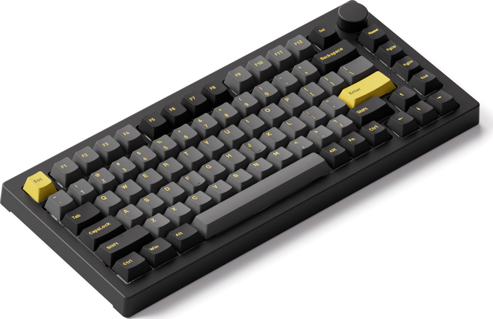 Akko Black & Gold 5075B Plus 75% V3 Cream Yellow Pro Hot-Swappable Wireless Mechanical Keyboard