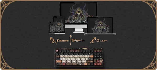 Akko Lord of the Mysteries 5087 V2 TKL V3 Piano Pro Hot-Swappable Wireless Mechanical Keyboard