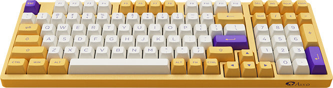Akko Los Angeles 3098B Plus 1800 Compact V3 Cream Yellow Pro Hot-Swappable Wireless Mechanical Keyboard