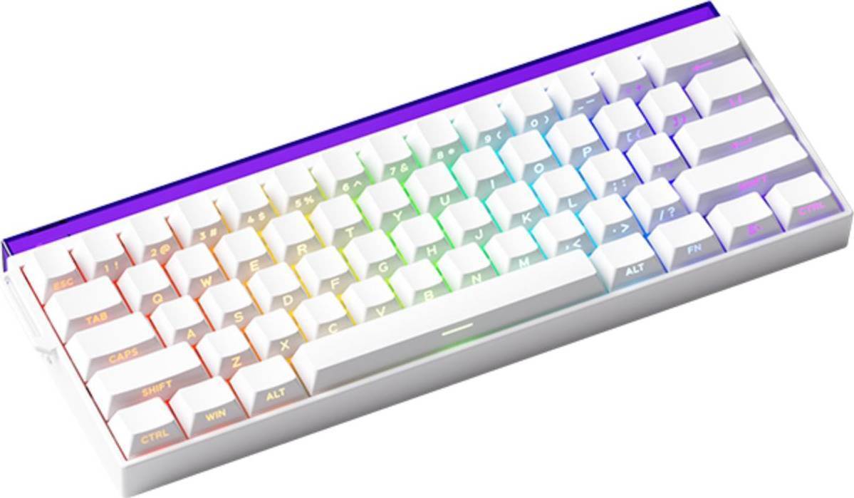 Akko x Veekos Shine60 HE Magnetic Flash SP White Wireless Mechanical Keyboard