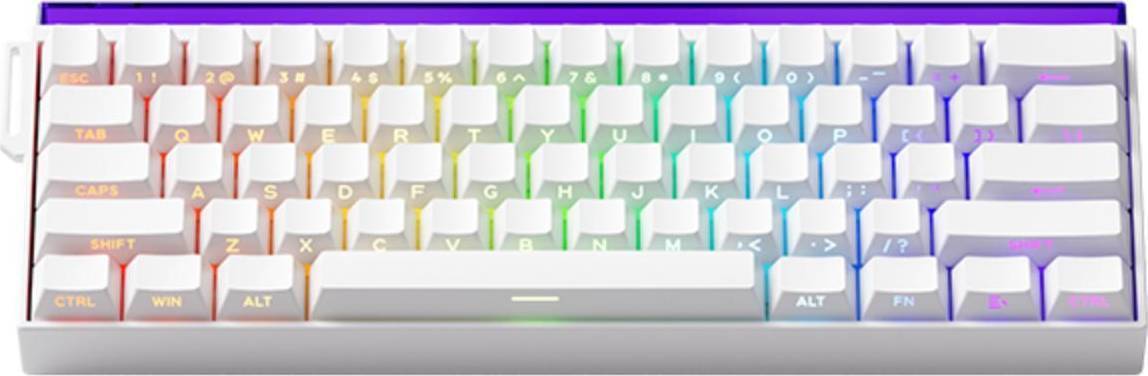 Akko x Veekos Shine60 HE Magnetic Flash SP White Wireless Mechanical Keyboard