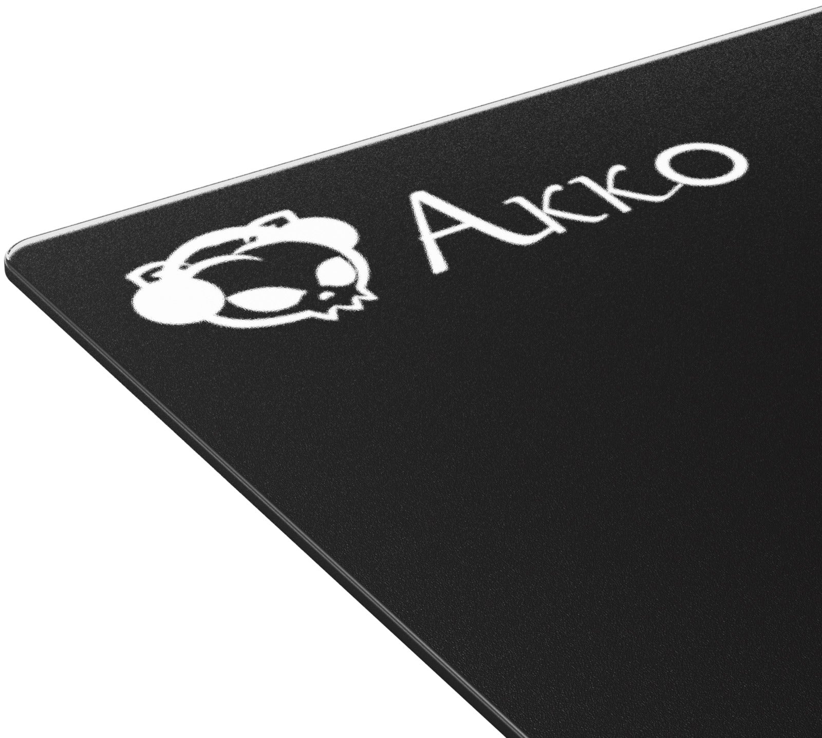 Akko Glass Gaming Mousepad - Black