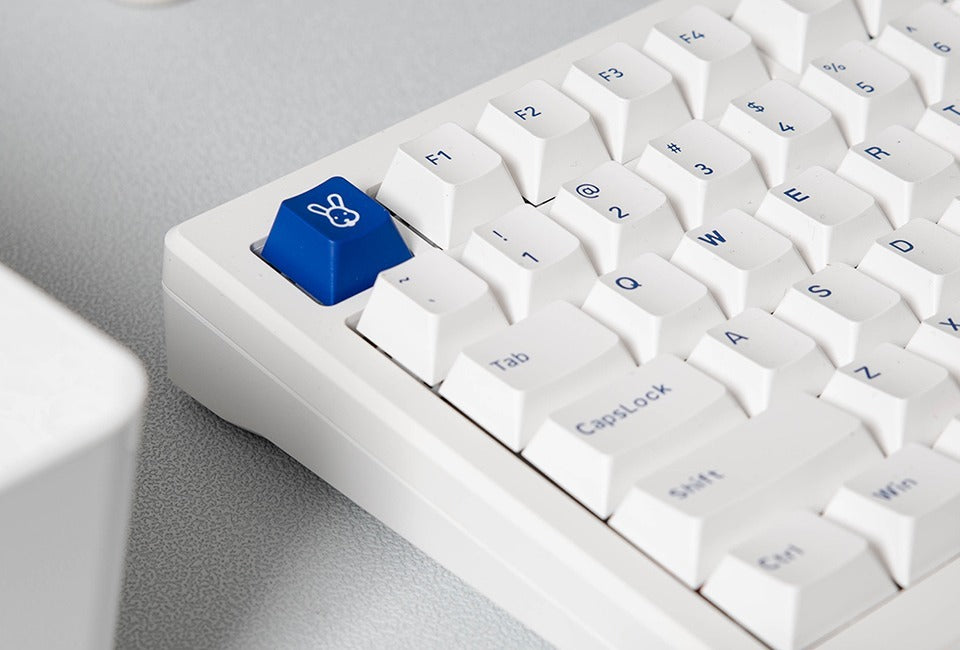 Akko MOD 007B PC 75% V3 Blue on White Piano Pro Wireless Mechanical Keyboard
