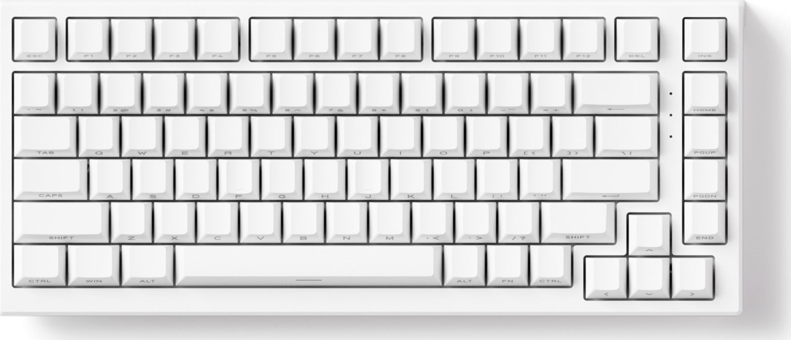 Akko TAC75 HE White 75% Magnetic AstroAim Wired Mechanical Keyboard