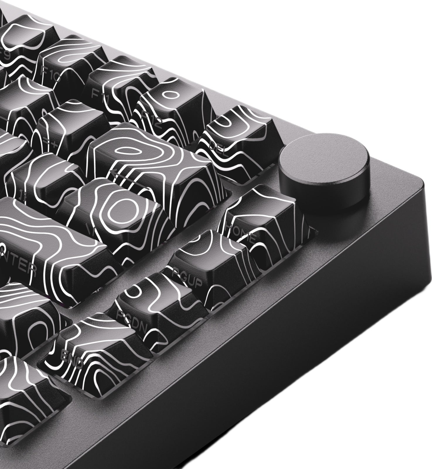 Akko x MonsGeek M1 V5 Contour Lines 75% V3 Piano Pro Black Hot-Swappable Wireless Mechanical Keyboard