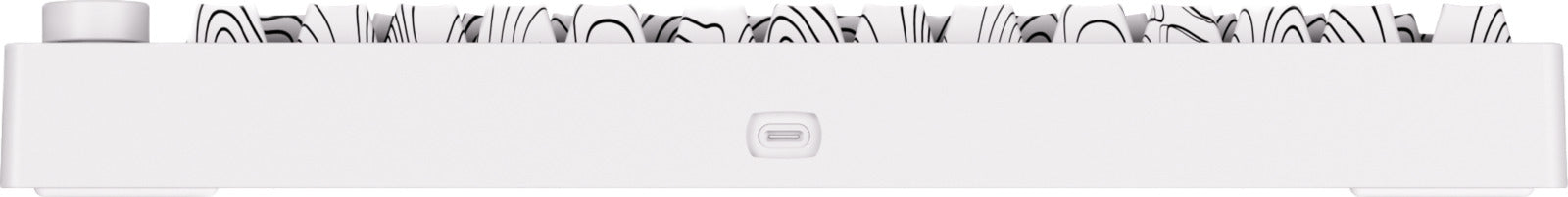 Akko x MonsGeek M1 V5 Contour Lines 75% V3 Piano Pro White Hot-Swappable Wireless Mechanical Keyboard