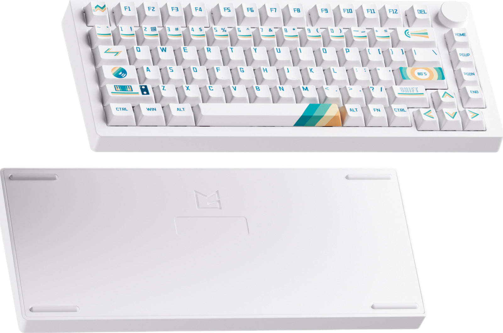 Akko x MonsGeek M1 V5 VIA 1980s V3 75% Botany Hot-Swappable Wireless Mechanical Keyboard