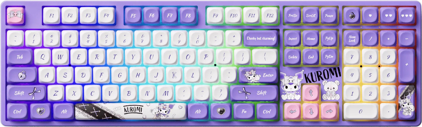 Akko Kuromi 5108B Plus 100% V3 Piano Pro Hot-Swappable Wireless Mechanical Keyboard