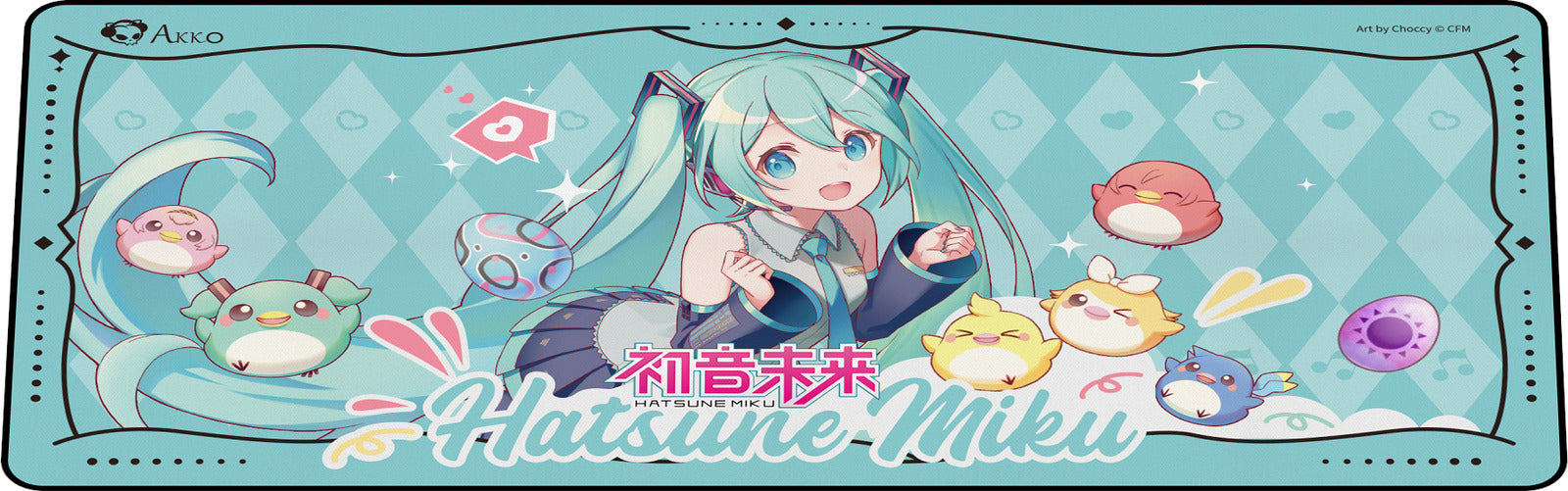 Akko x Hatsune Miku Limited Edition Mousepad