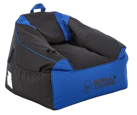 Gorilla Gaming Pro Bean Bag - Black/Blue