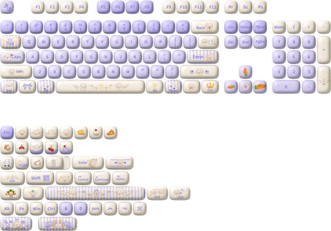 Akko MOG Keycap Set Magic Lop Bunny