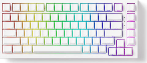 Akko TAC75 HE White 75% Magnetic AstroAim Wired Mechanical Keyboard