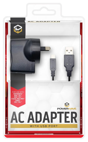 Powerwave AC Adaptor USB/3DS