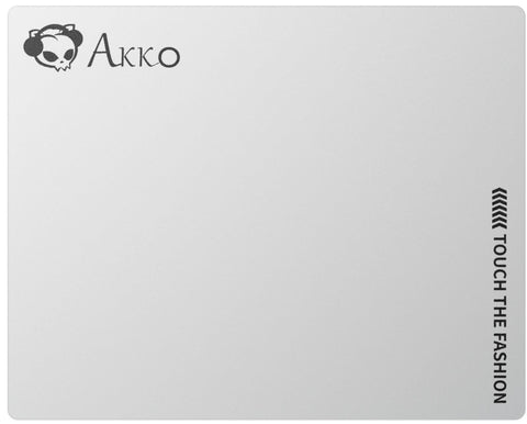 Akko Glass Gaming Mousepad - White