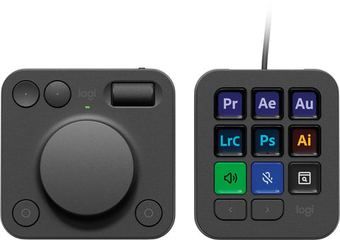 Logitech MX Creative Console Customizable Dial and Keypad Graphite