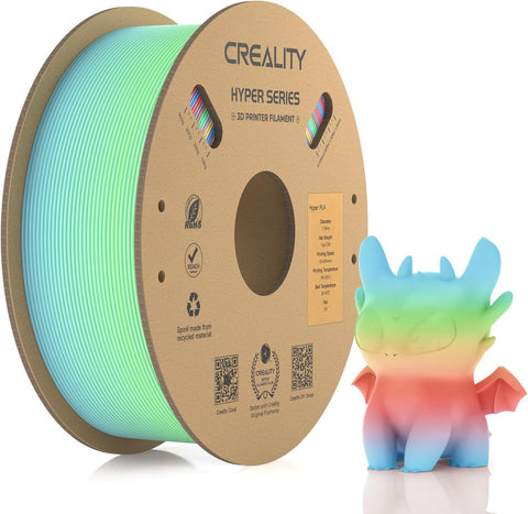 Creality Hyper PLA Filament Rainbow Wild Blossom-Long Gradient 1.75 1kg