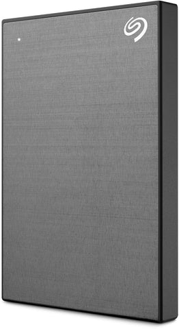 2TB Seagate One Touch Portable USB 3.0 HDD with Password Protection Space Gray