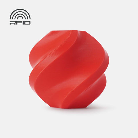 Bambu Lab PLA Basic - 1.75mm 1kg/Roll with Reusable Spool - Red